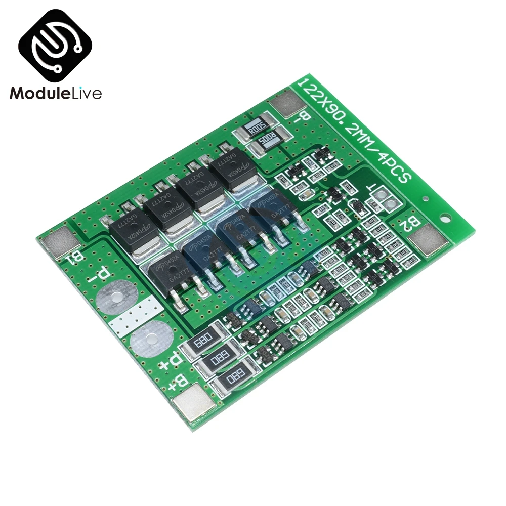 3 S 25A Li-Ion 18650 BMS батарея PCM Защитная плата BMS PCM с балансом для литий-ионных плата защиты литий-полимерных аккумуляторов модуль 12 В