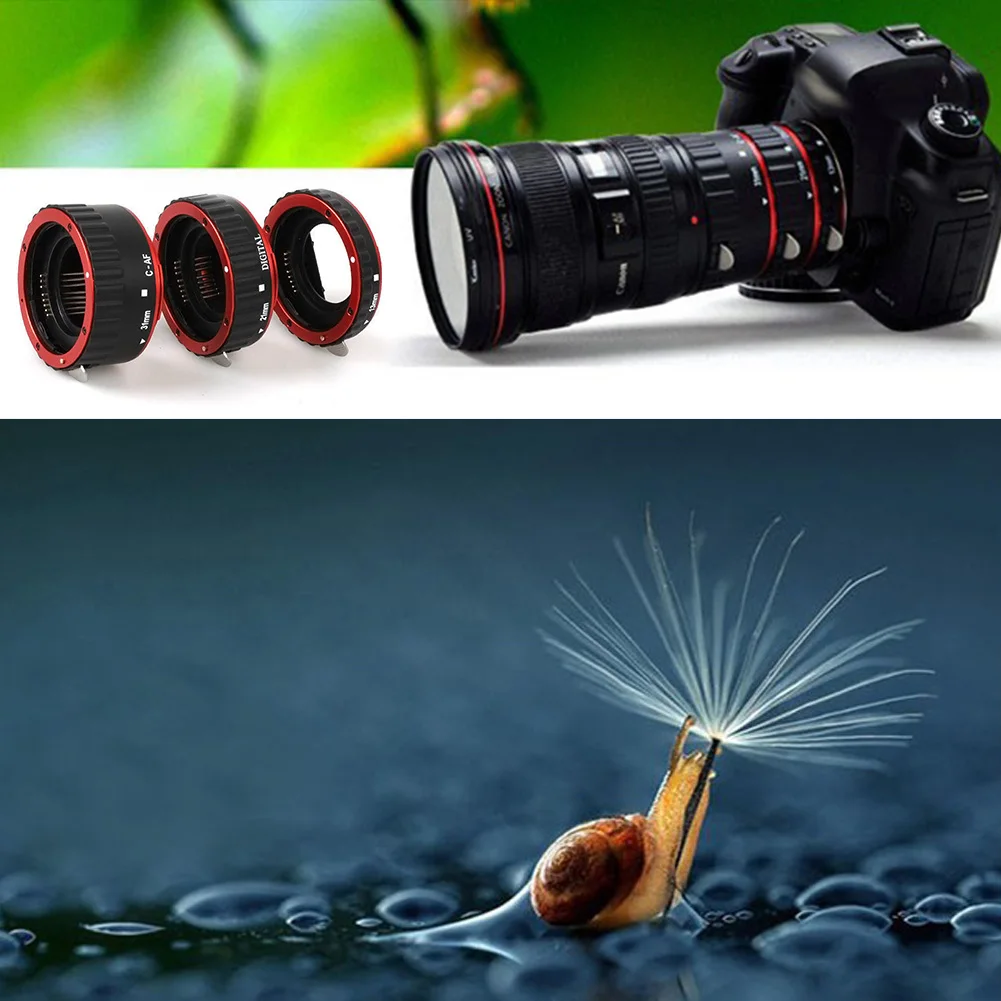 S переходное кольцо Металлическое Крепление Авто Аф макро Удлинитель для Canon EF 100D