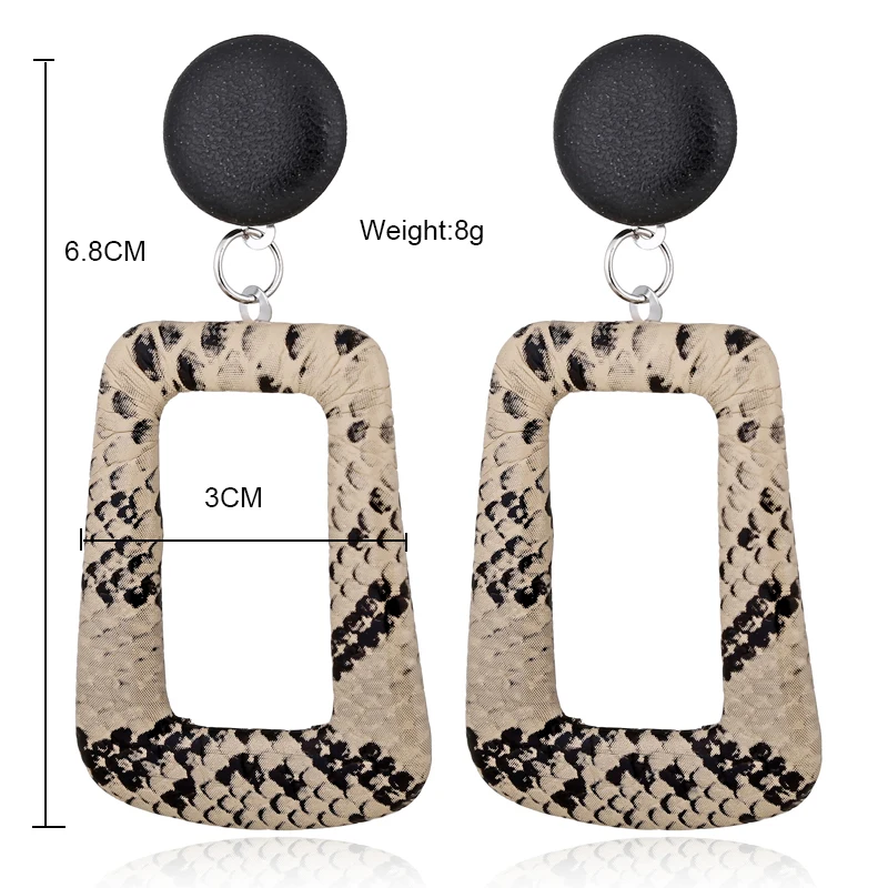 Женские винтажные серьги-подвески YAOLOGE большие массивные серьги в стиле панк