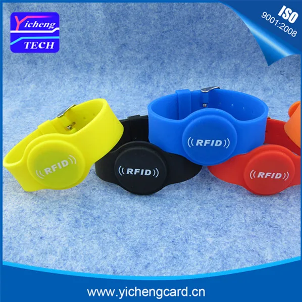 

100pcs 125khz EM4100 TK4100 Adjustable Wristband Waterproof RFID Bracelet ID Card Silicone Band Read Only Access Control Card