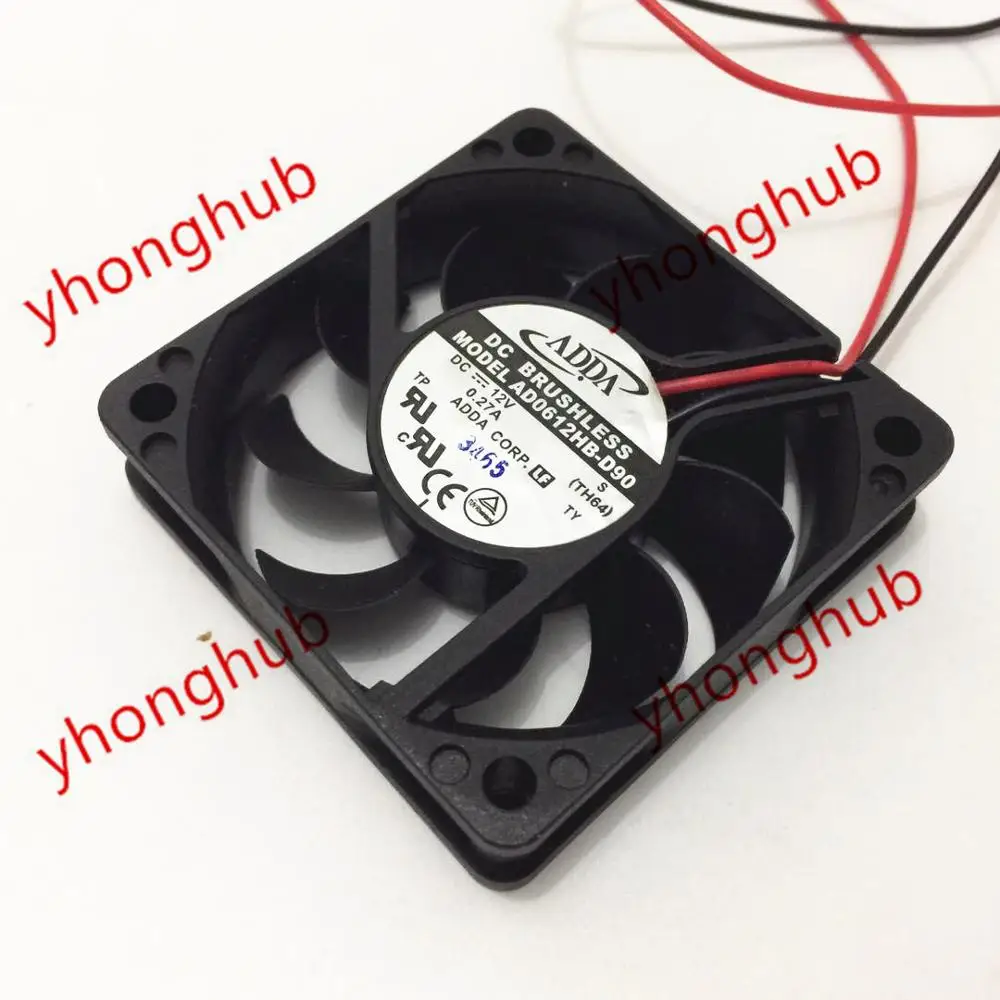 Охлаждающий вентилятор для сервера ADDA AD0612HB-D90 DC 12 В 0,27a 60x60x15 мм