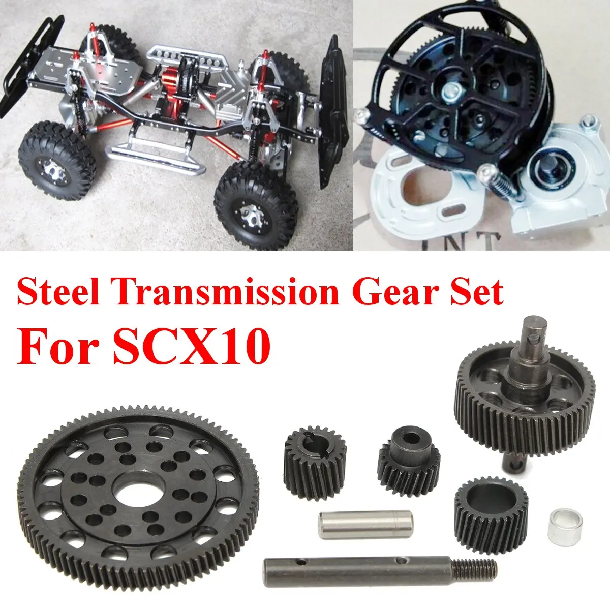 

Heavy Duty Steel Transmission Gear Set For Axial SCX10 1:10 RC Car Crawler