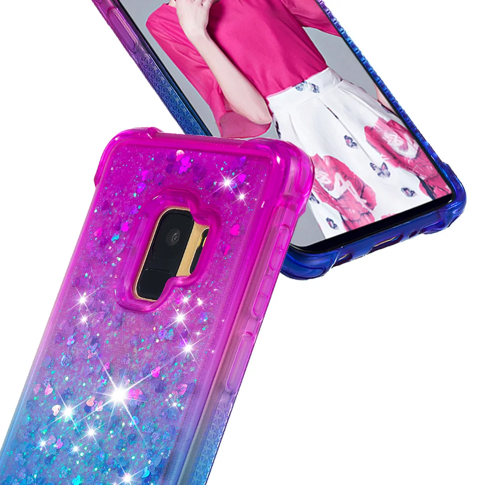 Чехол бампер из ТПУ с зыбучим песком для Samsung Galaxy S9 9S G960F G960F/DS SM