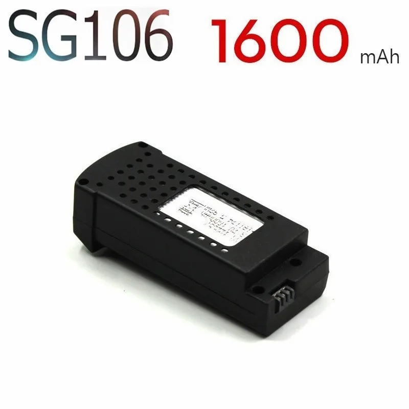 Оригинальный 3 7 V 1600mAh Lipo аккумулятор для SG106 RC вертолет Quadcopter запасные части v Дрон