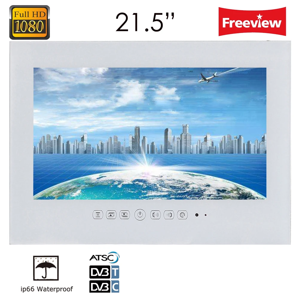Souria 21 5 Дюймов Ванная комната Водонепроницаемый выполненные светодио дный Full HD ТВ