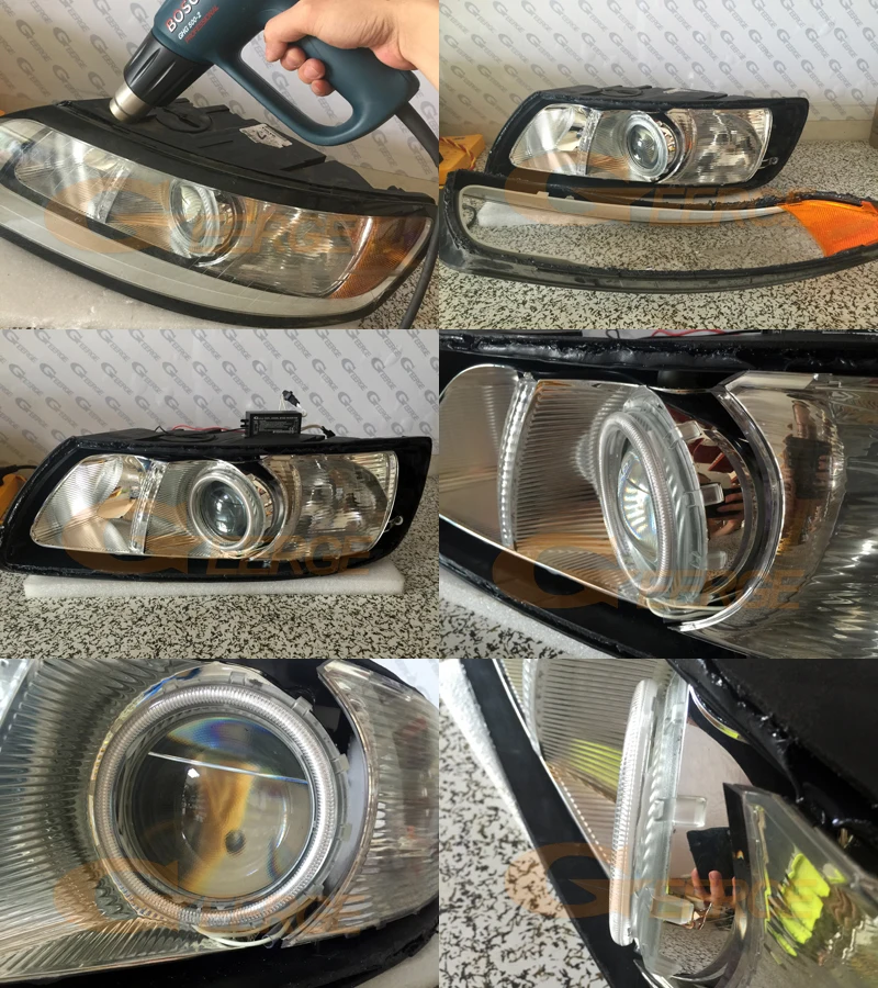 Для Volvo S40 V50 2008 2009 2010 2011 фары отличные ангельские глазки Ультра яркое освещение CCFL ангельские глазки комплект