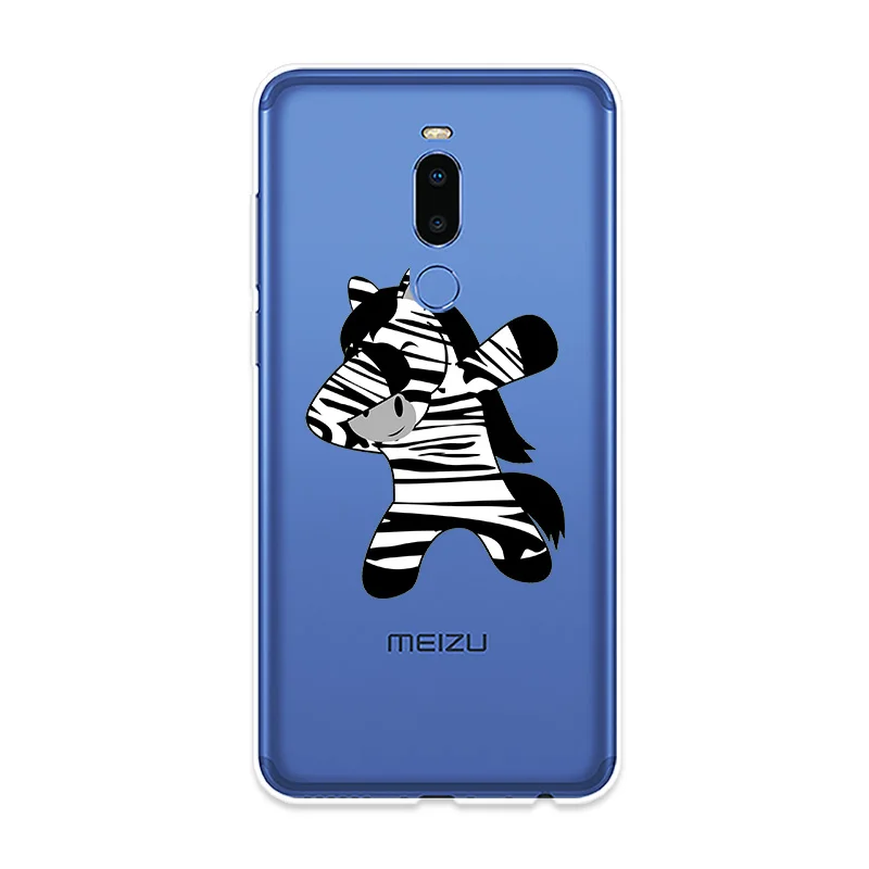 Чехол для телефона Meizu 15 Lite 16 16th Plus 16X 16S X8 силиконовый чехол с забавным рисунком Note