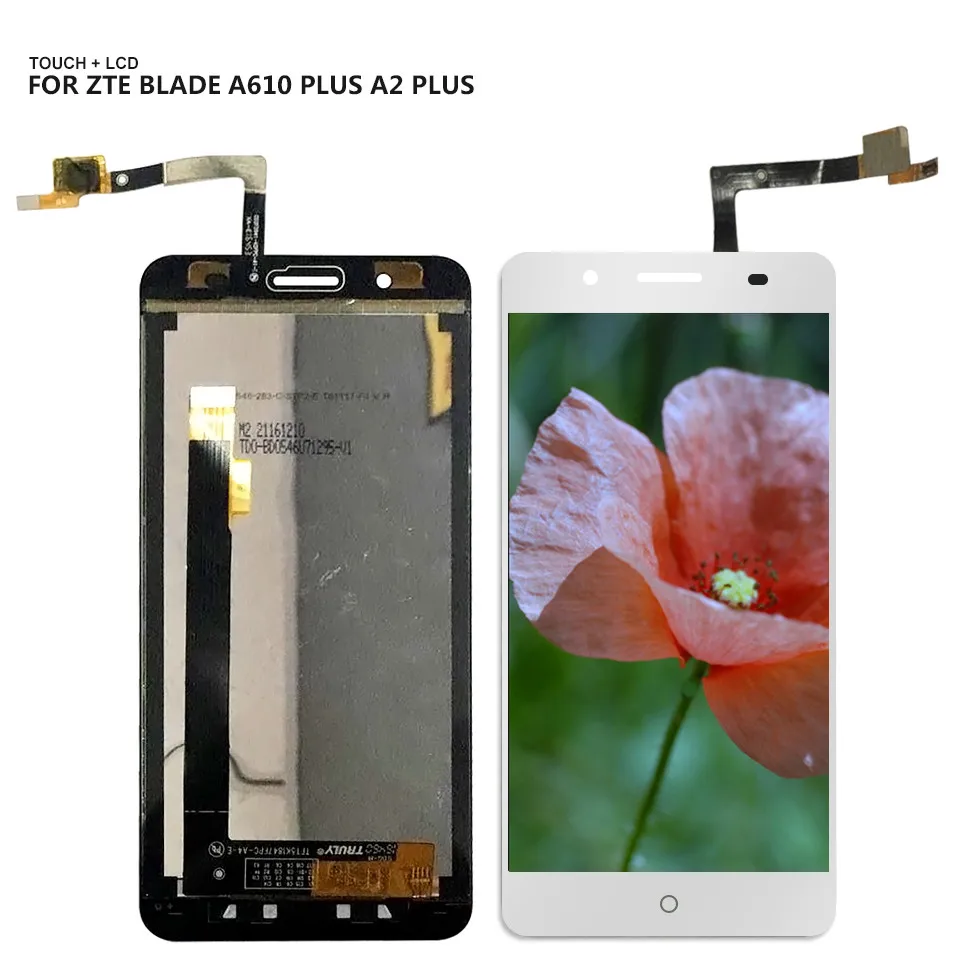 Бесплатная доставка для ZTE Blade A610 plus A2 сенсорный экран LCDs дигитайзер стекло ЖК