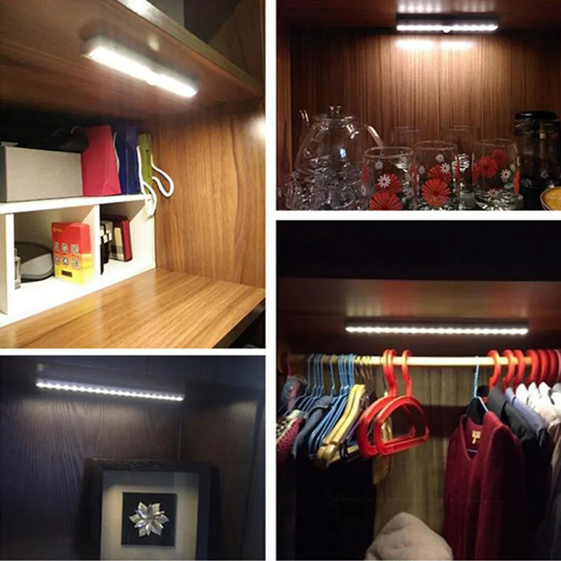 Перезаряжаемый Ночной светильник беспроводной инфракрасный датчик движения