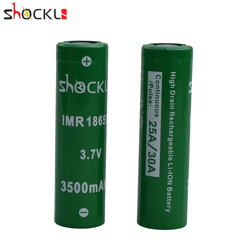 Литиевая батарея Shockli 18650 3500 мАч 3 7 в 30 А imr перезаряжаемая литий ионная для