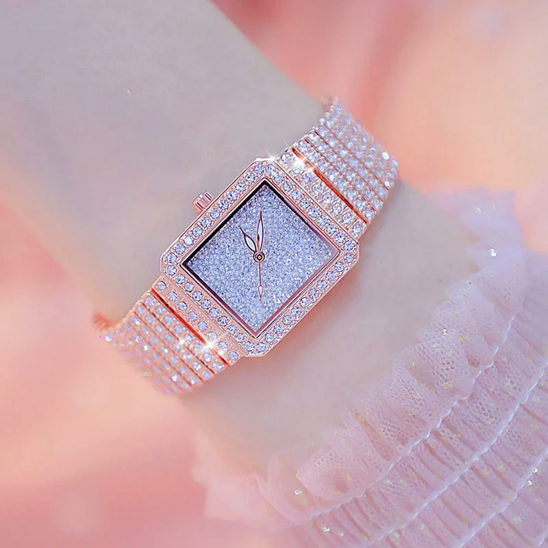 

2019 Brand Woman Watches Luxury Quartz-Watch Ladies Watch Women Rose Gold Dropshiping Bracelet Casual Crystal Dress Wristwatch