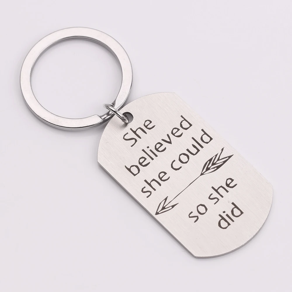 Персонализированный брелок для ключей на заказ именные брелки из нержавеющей