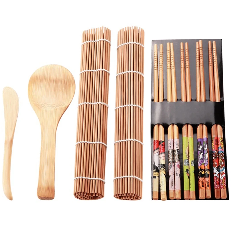 9 шт./компл. Diy набор для приготовления суши форма риса Кухня устройство