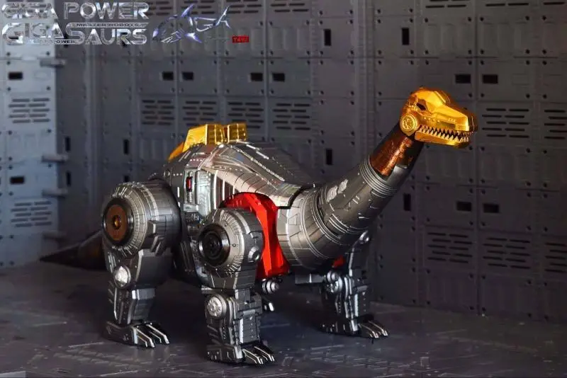 Новые трансформаторы Gigapower GP HQ-02R Grassor Slag хромированная версия - Цвет: Серый