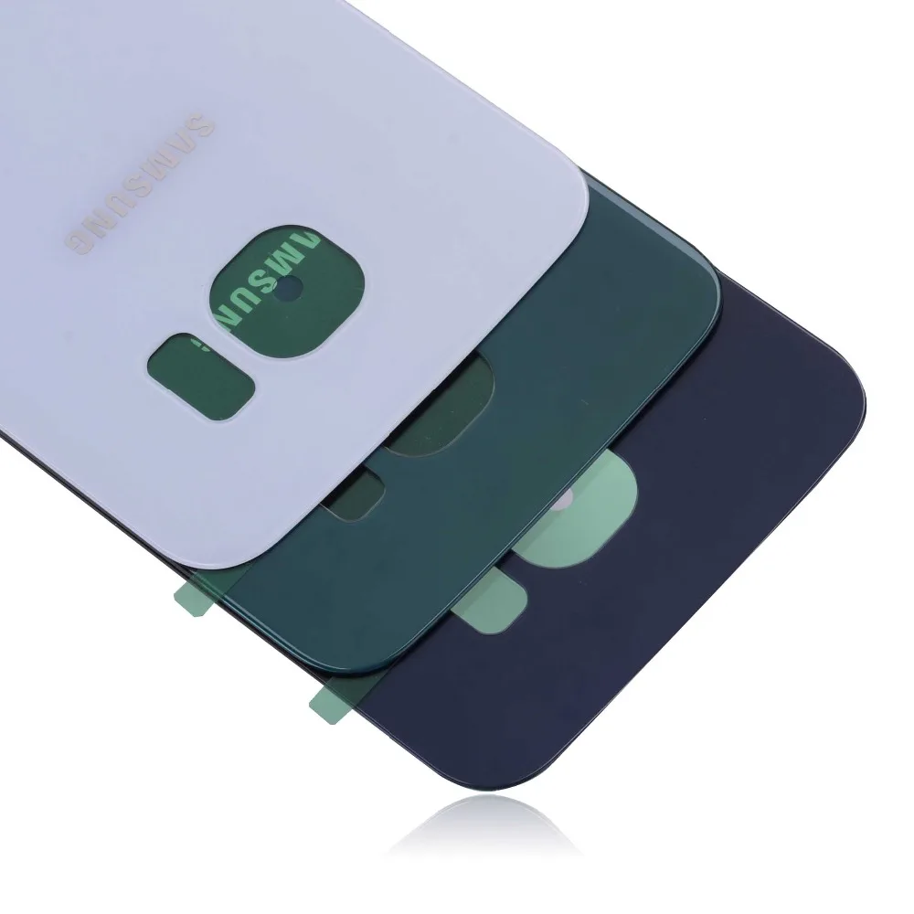 Задняя крышка батареи для samsung Galaxy S6 Edge G925 G925F G925P G925A G9250 задняя крышка корпуса батарейного отсека чехол запасные части