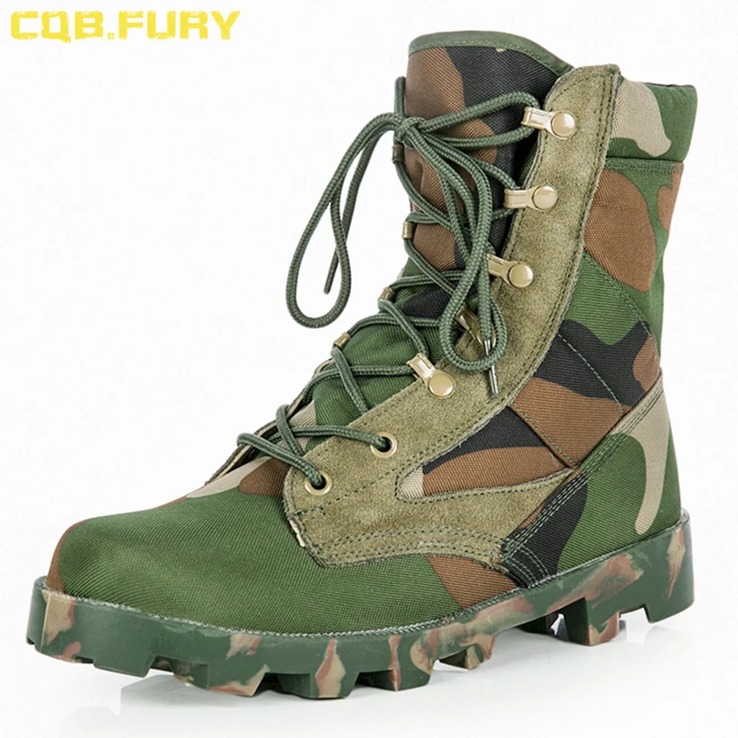 Военные ботинки CQB.FURY мужские водонепроницаемые армейские из коровьей кожи