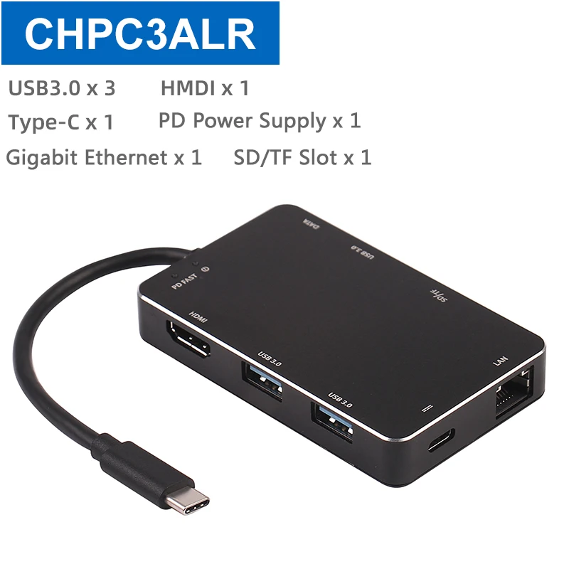 USB Type C HUB к HDMI RJ45 Multi 3.0 USB3.0 адаптер питания для MacBook Pro Air Dock 3 Port сплиттер