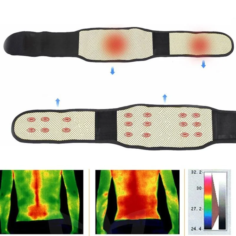 Adjustable Waist Tourmaline Self heating Magnetic Therapy Back Support Belt Lumbar Brace Massage Band Health Care 4 Sizes | Красота и