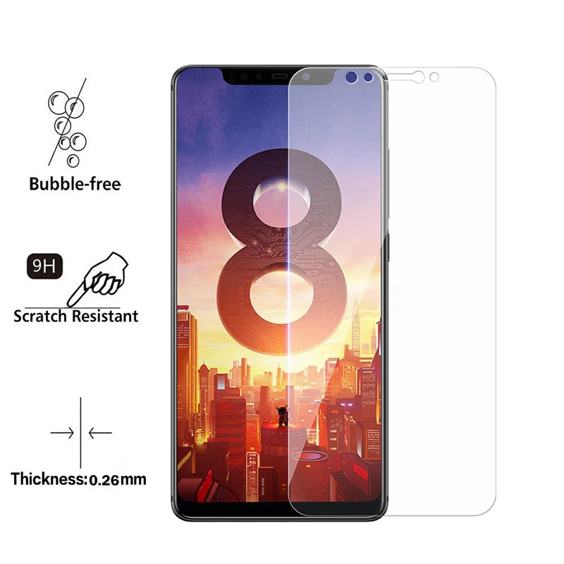 3 шт. закаленное стекло TOLIFEEL для Xiaomi Mi8 Защитная пленка экрана 9H 2.5D Mi 8 SE на