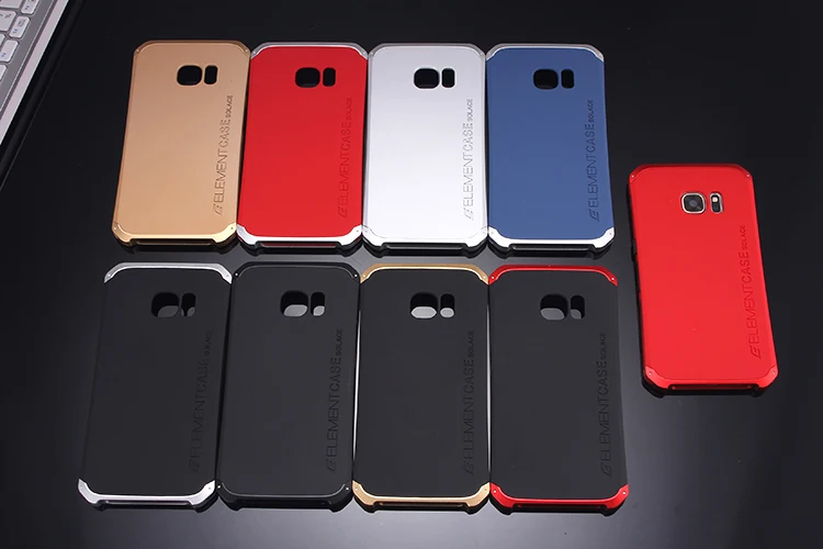 Чехол для samsung Galaxy S7 с алюминиевой металлической рамкой, Пластиковая Задняя крышка для S7 Capa Fundas Coque