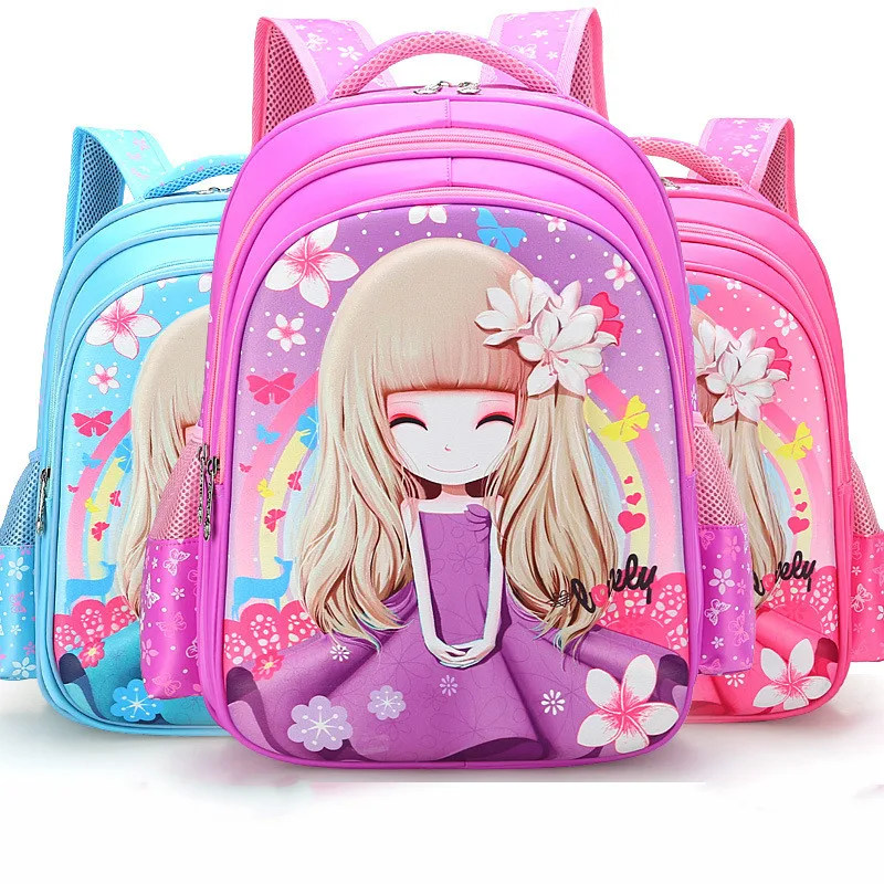 Детские школьные рюкзаки для девочек с принтом рюкзак детский ортопедический