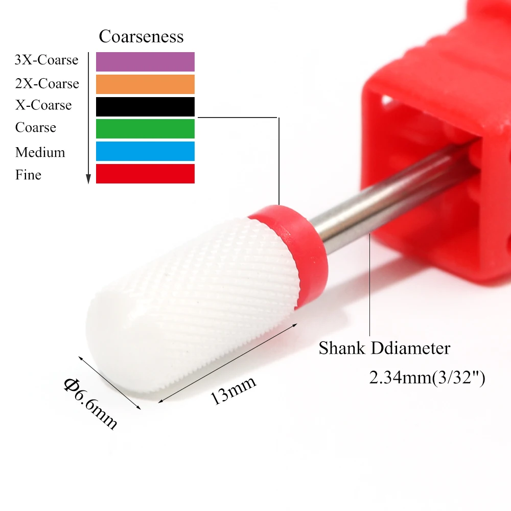 Фрезы керамические для аппаратного маникюра и педикюра 16 типов |