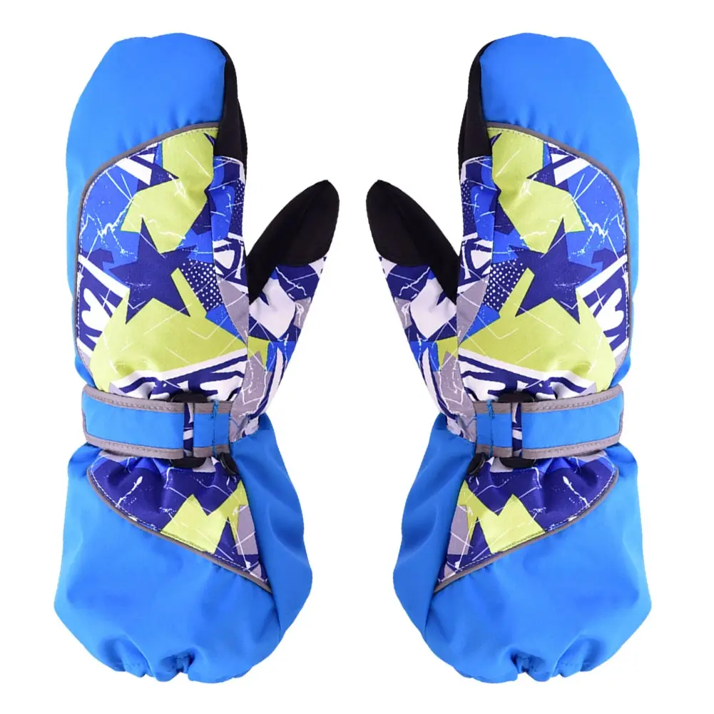 Детские зимние перчатки милые теплые ветрозащитные водонепроницаемые детские