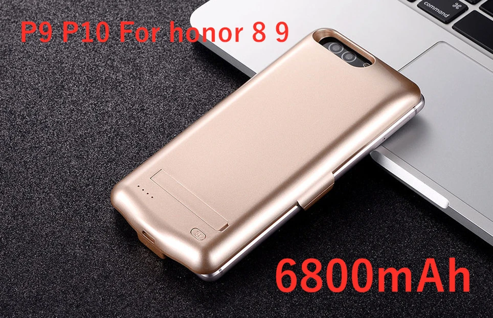 Лучшие чехлы для аккумуляторов huawei P9 P10 6800/8200mAh Чехол-аккумулятор для huawei P9 Plus P10 Plus