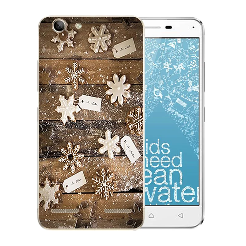 Phone Cases for Lenovo Vibe K5 Covers Plus Lemon 3 A6020 Bags Merry X'MAS Pattern Soft TPU Silicon Case For A 6020 |