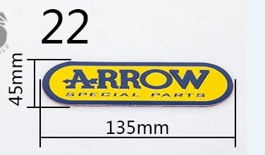 yellow arrow Cbr twobrothers два брата Авто Akrapovic глушитель наклейка водонепроницаемый автомобиль 3M yoshimura наклейка мотоциклетные наклейки Moto Gp - Цвет: yellow arrow