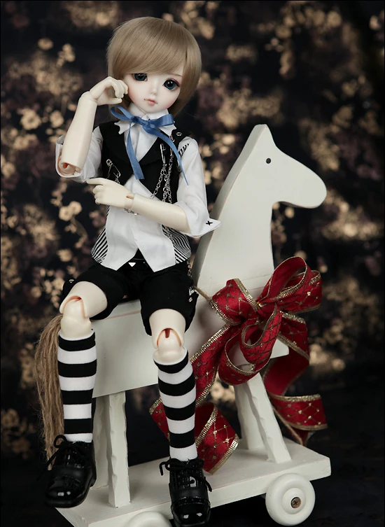 1/4 мальчик Pine bjd BJD/SD модная модель прекрасная кукла для маленьких девочек подарок на день рождения случайные глаза