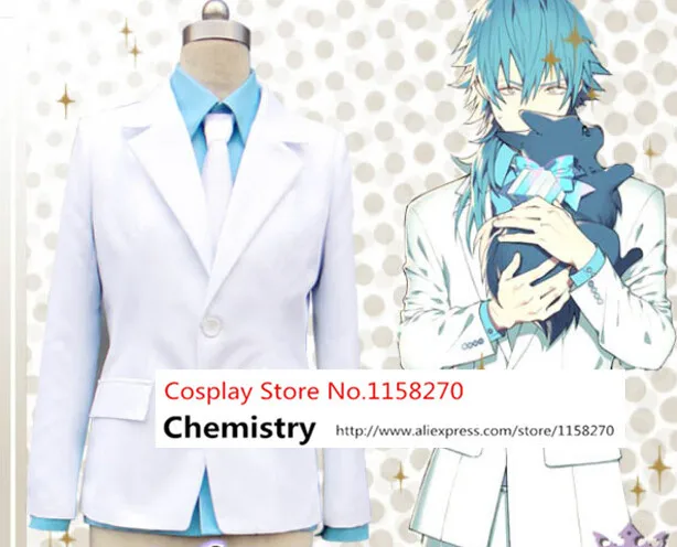 Костюм для косплея ДМД Аоба серагаки цвет белый/черный |