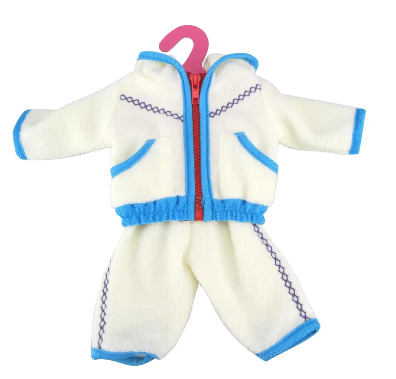 

2pcs/set Pajamas For 18 Inch American Girl Doll Bule And Red , American Girls Clothes
