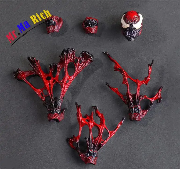 Play Arts Kai Marvel Spider Man Red Venom экшен вариант фигурки модель игрушки кукла | Игрушки и