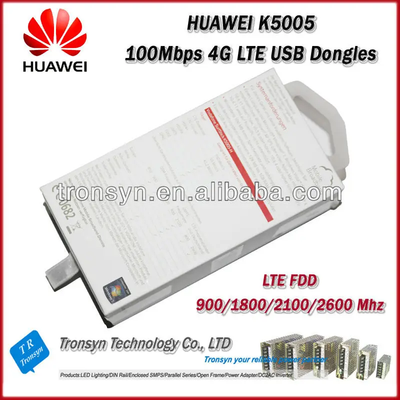 LTE FDD 100 / HUAWEI K5005 4G LTE   Sim-  4G Dongle