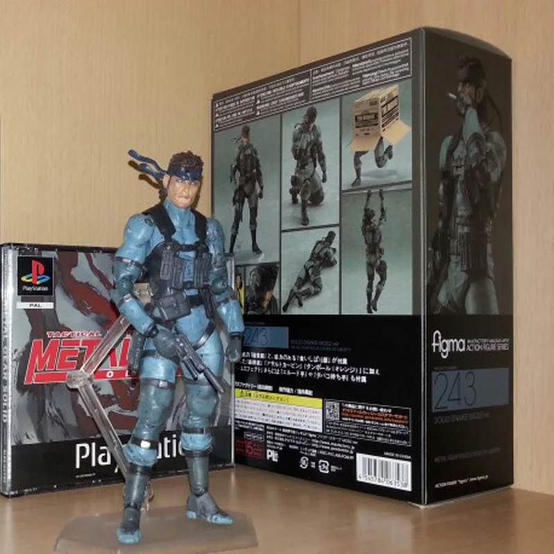 Figma 243 металлическая Шестерня 2: SONS OF LIBERTY 15 см змея ПВХ фигурка Коллекционная