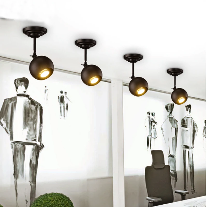 Световая лампа светодиодная Черная|room led|ceiling light storesceiling room |
