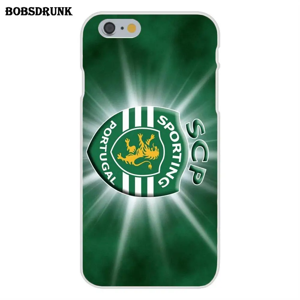 as picture Мягкие чехлы из ТПУ для мобильных телефонов для Iphone 4 4s 5 5C SE 6 6S 7 8 Plus X для Iphone 4 4s 5 5C SE 6 6S 7 8 Plus X Sporting Club Portugal - Цвет: as picture
