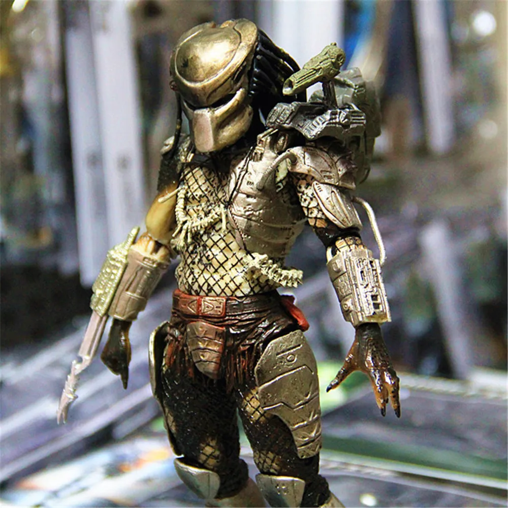 Шт. 1 шт. NECA 25th юбилей Классический Хищник рисунок джунгли Охотник ПВХ фигурку