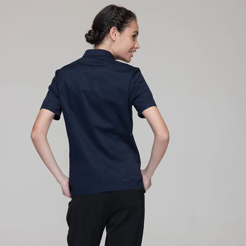 2015 ресторан гостинца кухня мода повар пиджак куртка форму короткий рукав высокое