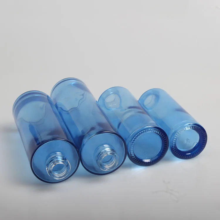 

20pc/Lot for 20ml Refillable Blue Glass Spray Bottle Perfume Aromatherapy Glass Bottle 10pcs For 30ML 40ML 60ML 80ML 100ML 120ML