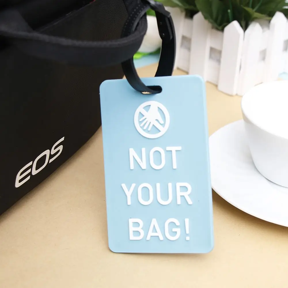

New Suitcase Luggage Tags Identifier Label ID Address Holder Environmental Protection Cover Luggage Tag Travel Accessories
