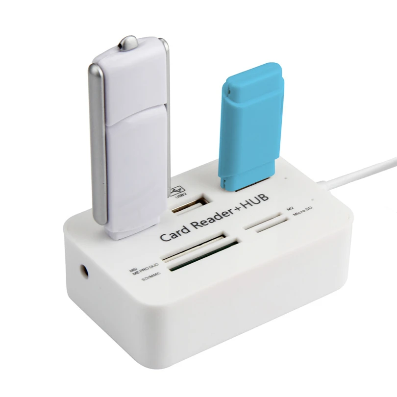 Micro usb-хаб 3 0 Combo порта Кардридер высокоскоростной USB-разветвитель все в одном USB