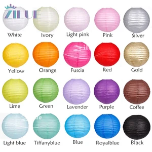 Zilue 10 шт. Китайский бумажный фонарь, украшение для дня рождения, свадьбы, вечеринки, сделай сам, лампочка, фонарь, шар, праздничные украшения, 6 размеров