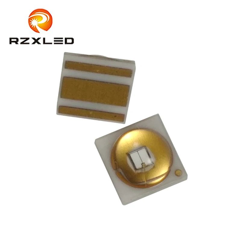 10 шт./лот LED 1 Вт UVA 3 5 V 350MA Ультрафиолетовый диод 370NM 365NM 3535 пакет для денег и ID