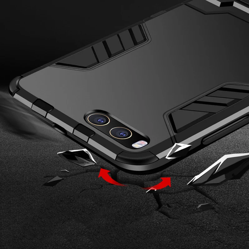 W Hot Luxury Phone Case For Xiaomi Mi 6 Fashion Armor ShockProof TPU PC Cases |