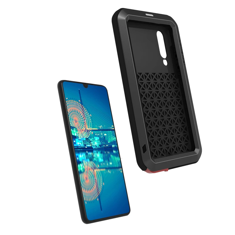 Ударопрочный чехол LOVEMEI для Huawei P30 мощные металлические Чехлы роскошный