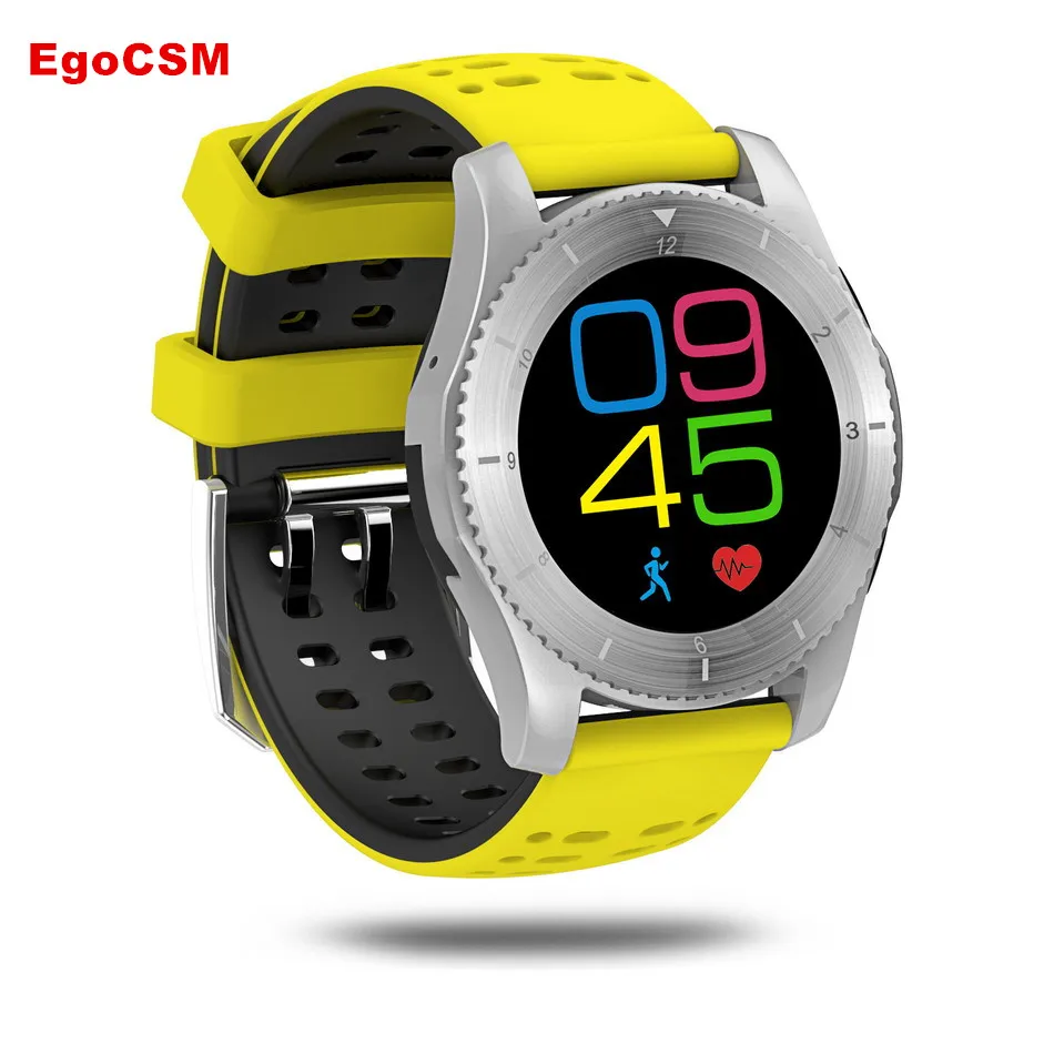 Egocsm gs8 SmartWatch Bluetooth 4.0 sim-вызов сообщение push сердечного ритма Мониторы Смарт