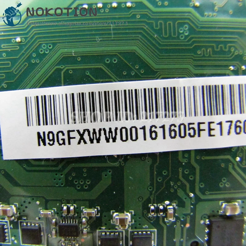 Материнская плата NOKOTION DAZAAMB16E0 N9GFXWW001 N9GFXWW0016 для Acer aspire материнская ноутбука SR2EZ