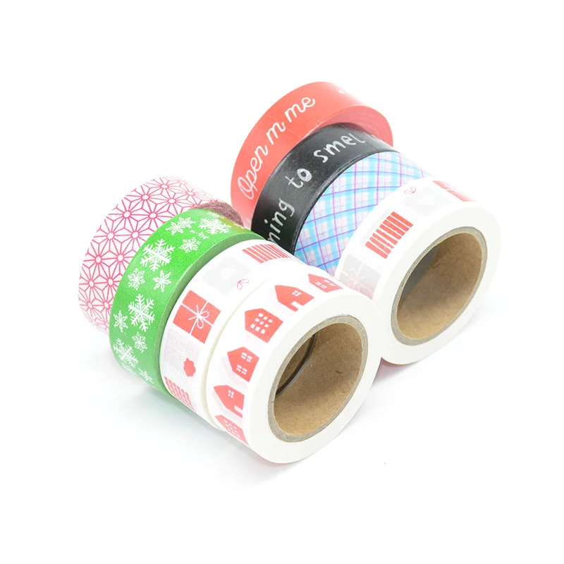 1 шт. Deco de Noel лента Washi клейкой ленты Рождественские Washitape клейкая фарфор с